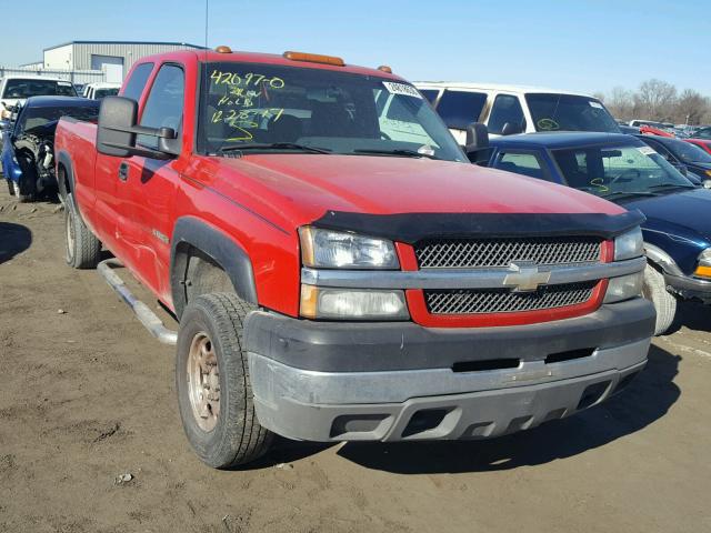 1GCHK29U73E318137 - 2003 CHEVROLET SILVERADO RED photo 1