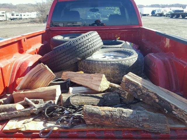 1GCHK29U73E318137 - 2003 CHEVROLET SILVERADO RED photo 9