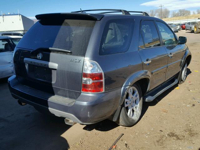 2HNYD18856H510866 - 2006 ACURA MDX TOURIN BLUE photo 4