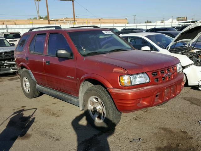 4S2CK58W6Y4318338 - 2000 ISUZU RODEO S RED photo 1