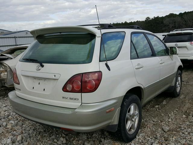 JT6HF10U9Y0100319 - 2000 LEXUS RX 300 CREAM photo 4