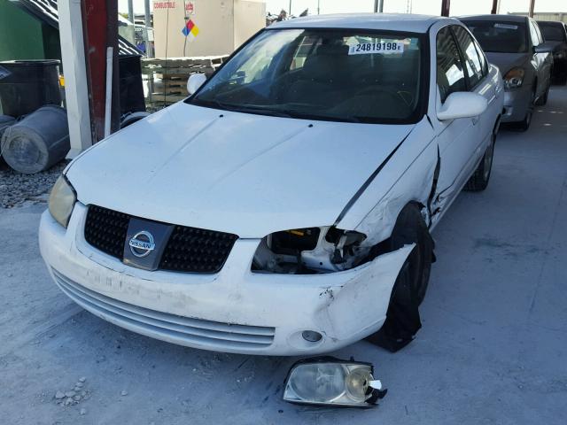 3N1CB51D26L526280 - 2006 NISSAN SENTRA 1.8 WHITE photo 2