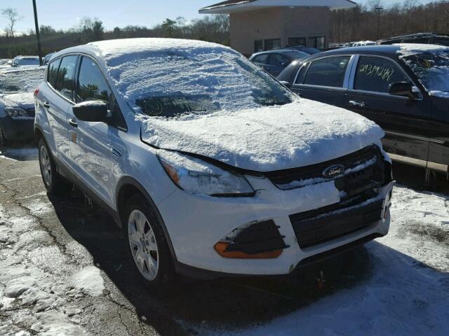 1FMCU0F75DUA76622 - 2013 FORD ESCAPE S WHITE photo 1