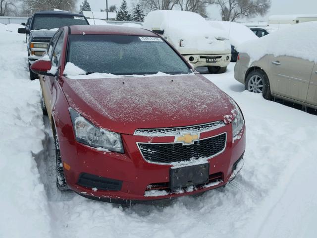 1G1PE5S96B7190799 - 2011 CHEVROLET CRUZE LT RED photo 9