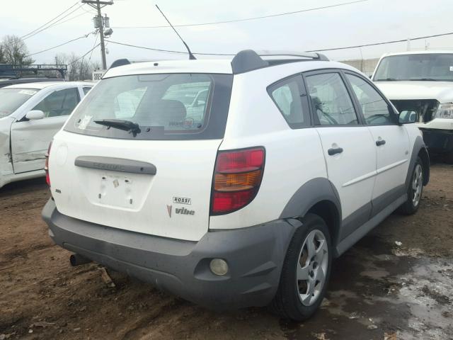 5Y2SM65856Z451377 - 2006 PONTIAC VIBE WHITE photo 4