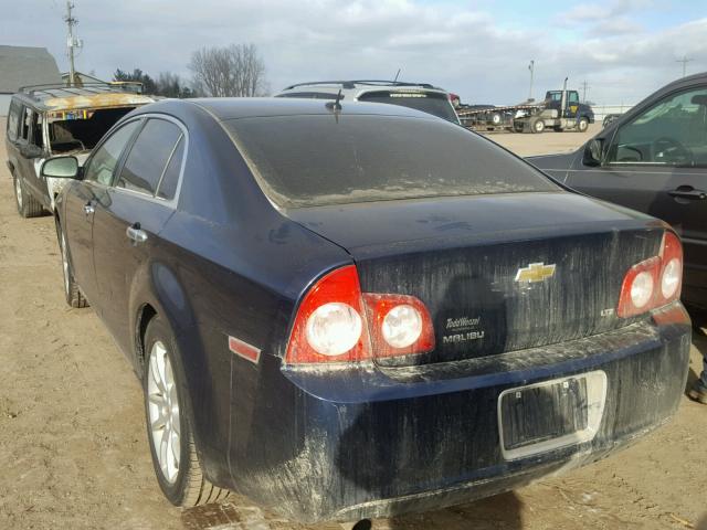 1G1ZK57B09F242831 - 2009 CHEVROLET MALIBU LTZ BLUE photo 3