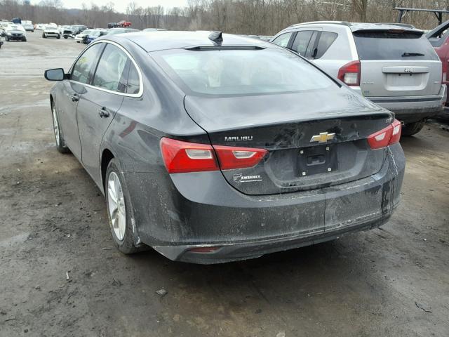 1G1ZE5ST3GF333760 - 2016 CHEVROLET MALIBU LT BLACK photo 3