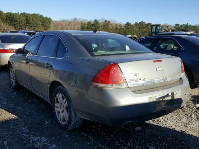 2G1WC583389250937 - 2008 CHEVROLET IMPALA LT GRAY photo 3