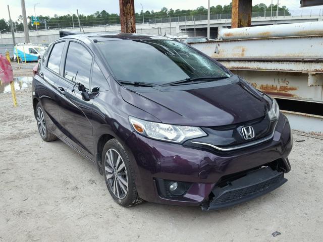 3HGGK5H85FM724676 - 2015 HONDA FIT EX PURPLE photo 1