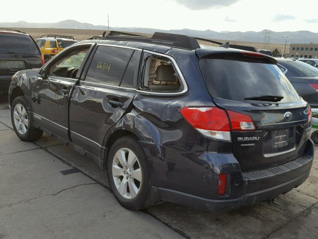 4S4BRDKC7C2227106 - 2012 SUBARU OUTBACK 3. BLACK photo 3