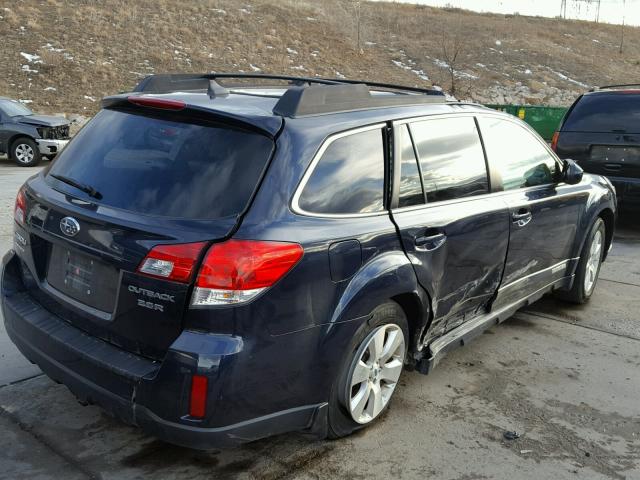 4S4BRDKC7C2227106 - 2012 SUBARU OUTBACK 3. BLACK photo 4