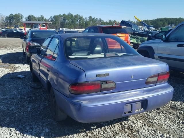 1Y1SK5262SZ024103 - 1995 GEO PRIZM BASE ლურჯი ფოტო 3