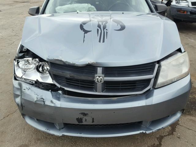 1B3CC4FB0AN181692 - 2010 DODGE AVENGER SX GRAY photo 9