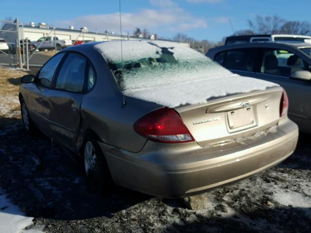 1FAFP53U55A267546 - 2005 FORD TAURUS SE BROWN photo 3