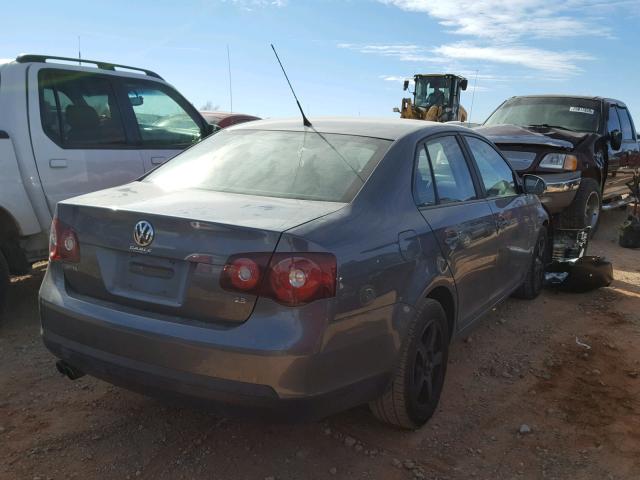 3VWHM71KX8M110687 - 2008 VOLKSWAGEN JETTA S GRAY photo 4