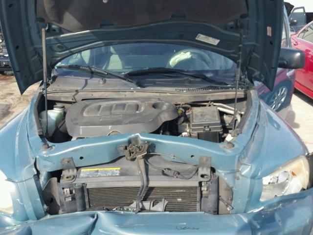 3GNDA13D87S546932 - 2007 CHEVROLET HHR LS BLUE photo 7
