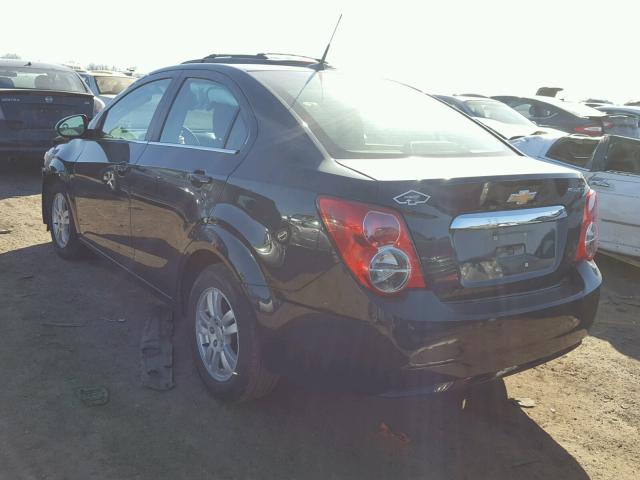 1G1JC5SH4E4103510 - 2014 CHEVROLET SONIC LT BLACK photo 3