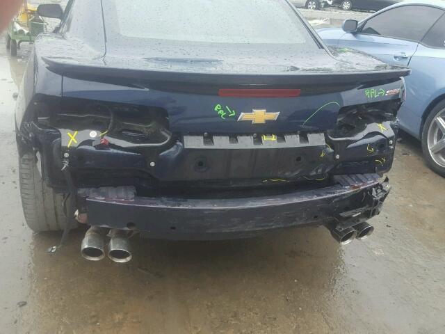 2G1FG1EW0F9288764 - 2015 CHEVROLET CAMARO SS Azul foto 9