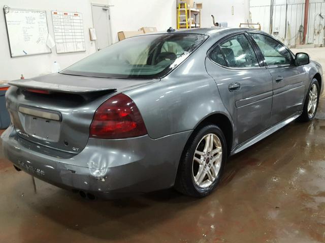 2G2WS542241312364 - 2004 PONTIAC GRAND PRIX GRAY photo 4