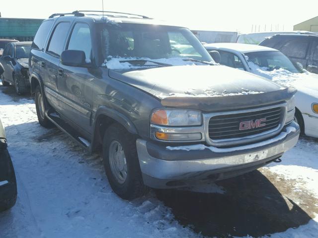 1GKEK13T01R208232 - 2001 GMC YUKON GRAY photo 1