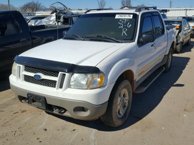 1FMZU77E22UC61420 - 2002 FORD EXPLORER S WHITE photo 2