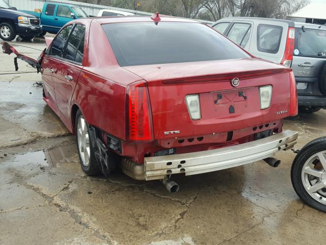 1G6DW6ED8B0148711 - 2011 CADILLAC STS LUXURY RED photo 3