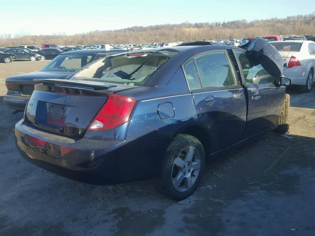 1G8AL58F67Z141687 - 2007 SATURN ION LEVEL BLUE photo 4