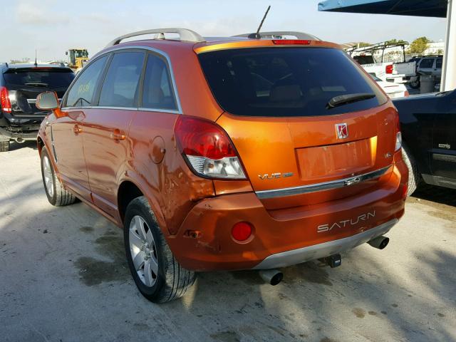 3GSCL53738S507073 - 2008 SATURN VUE XR ORANGE photo 3