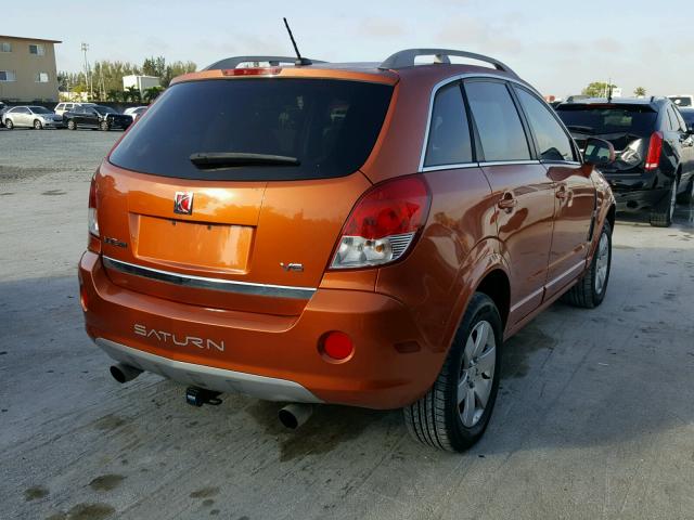 3GSCL53738S507073 - 2008 SATURN VUE XR ORANGE photo 4