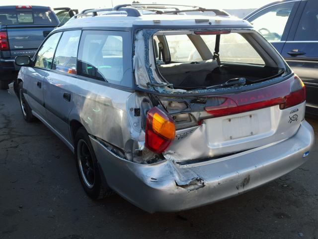 4S3BH635326302443 - 2002 SUBARU LEGACY L SILVER photo 3