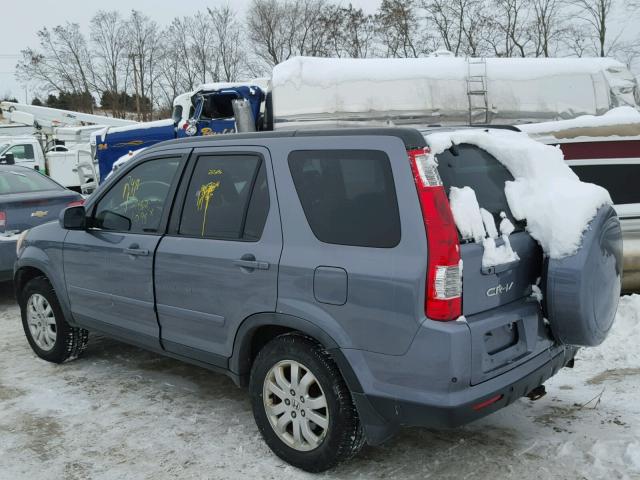 JHLRD78995C065333 - 2005 HONDA CR-V SE GRAY photo 3