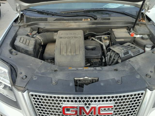 2GKALYEK1D6166212 - 2013 GMC TERRAIN DE SILVER photo 7