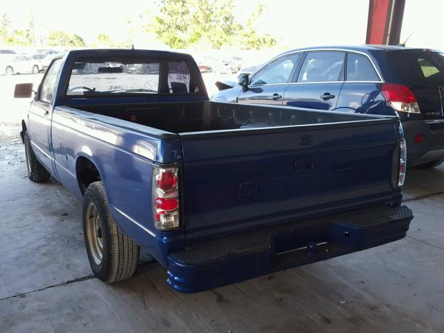 1GCBS14R5J8105234 - 1988 CHEVROLET S TRUCK S1 BLUE photo 3