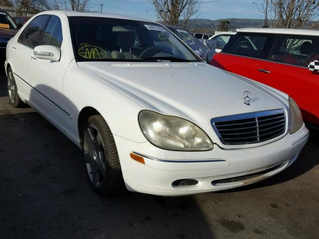 WDBNG75J6YA057416 - 2000 MERCEDES-BENZ S 500 WHITE photo 1