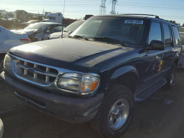 1FMDU34E5VUC29542 - 1997 FORD EXPLORER BLUE photo 2