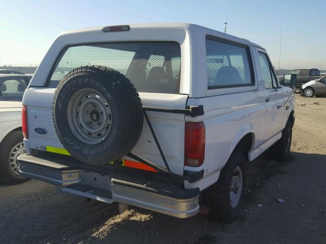 1FMEU15H2TLB45991 - 1996 FORD BRONCO U10 WHITE photo 4