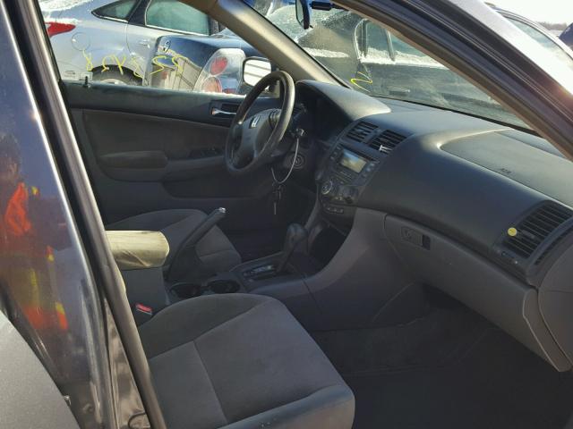 1HGCM56364A155993 - 2004 HONDA ACCORD LX GRAY photo 5