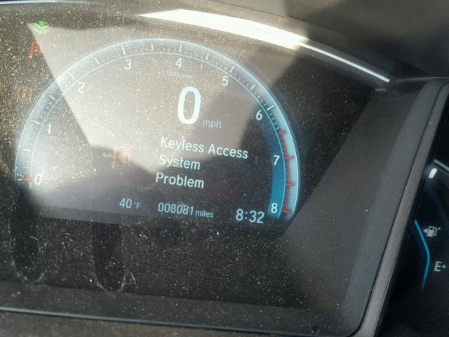 SHHFK7H77HU205227 - 2017 HONDA CIVIC EXL 黑色 照片 8