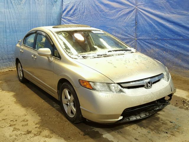 1HGFA16827L086240 - 2007 HONDA CIVIC EX BEIGE photo 1