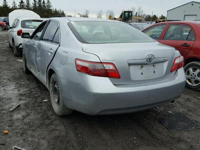 4T1BE46K37U054451 - 2007 TOYOTA CAMRY NEW SILVER photo 3