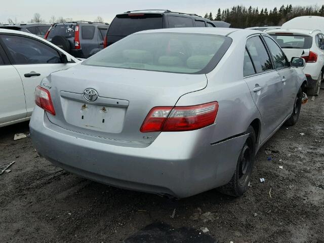 4T1BE46K37U054451 - 2007 TOYOTA CAMRY NEW SILVER photo 4