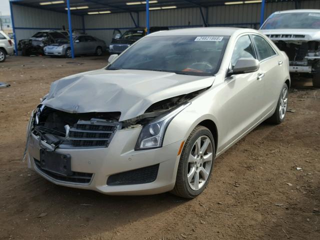 1G6AH5R33D0138132 - 2013 CADILLAC ATS LUXURY BEIGE photo 2