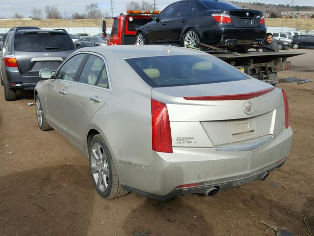 1G6AH5R33D0138132 - 2013 CADILLAC ATS LUXURY BEIGE photo 3