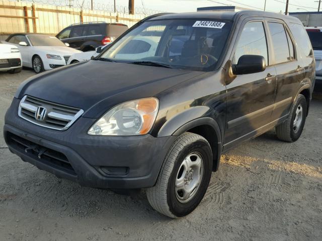 JHLRD68494C023368 - 2004 HONDA CR-V LX BLACK photo 2