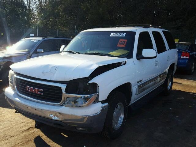 1GKEK13Z52R192163 - 2002 GMC YUKON WHITE photo 2