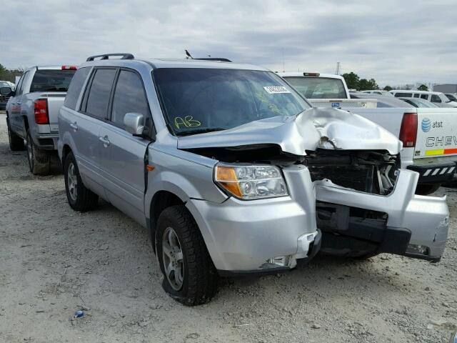 2HKYF18746H521551 - 2006 HONDA PILOT EX SILVER photo 1