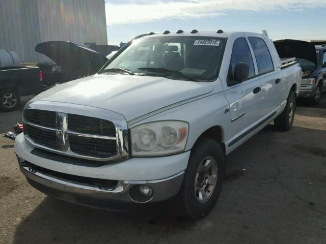 3D7KR19DX7G784449 - 2007 DODGE RAM 1500 WHITE photo 2