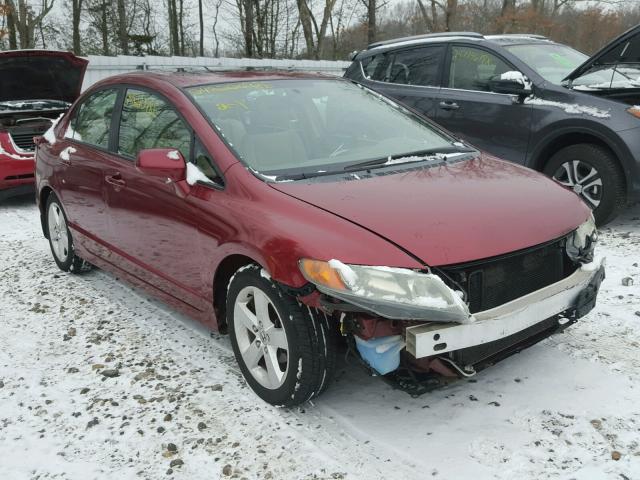 2HGFA16816H511832 - 2006 HONDA CIVIC EX წითელი ფოტო 1