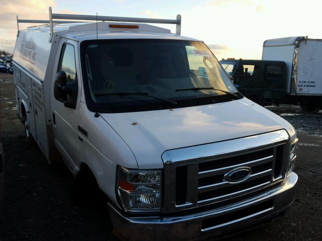 1FDSE3FL3ADB01178 - 2010 FORD ECONOLINE WHITE photo 1