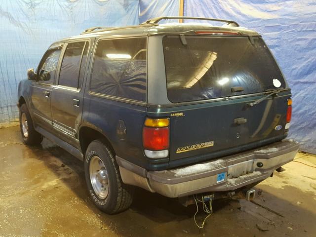 1FMDU34E7VUD02250 - 1997 FORD EXPLORER GREEN photo 3